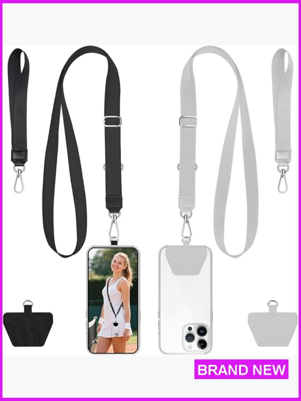 Phone Lanyard Crossbody Anti-Drop Strap for Travel Nurses Teachers